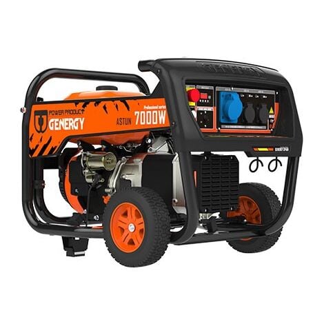 -CAHERSA- Generador Gasolina ASTUN ES 7000W Grupo de Luz