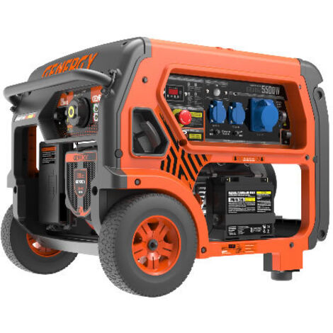 -CAHERSA- Generador Gasolina EZCARAY ES 5500W GENERGY Grupo de Luz