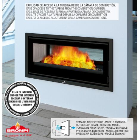 -CAHERSA- INSERTABLE CAIRO-110-D DOBLE CARA CON CRISTAL VISION BRONPI