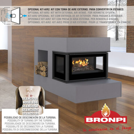 -CAHERSA- INSERTABLE PARIS-90-3C TRES CRISTALES CON TURBINA BRONPI