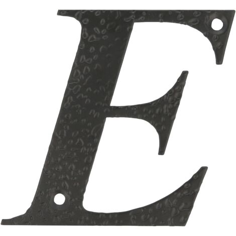 -CAHERSA- Letra E-4" Acero Negro  AMIG