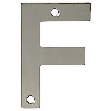-CAHERSA- Letra F-4" Acero InoxidableIDABLE 18/8  AMIG