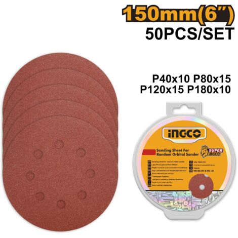 -CAHERSA- LIJAS P80, P120 PARA RS4508 INGCO, REPUESTO PROFESIONAL