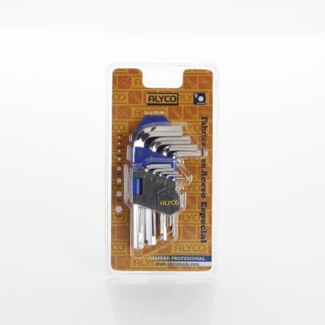 -CAHERSA- Llaves Allen ALYCO 1.5-10 mm Juego 9 Pz