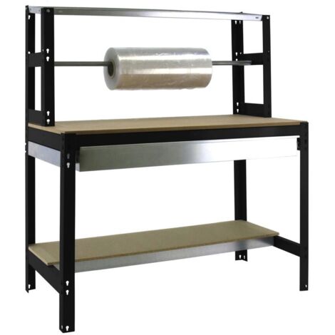 -CAHERSA- MESA DE TRABAJO SIMONWORK BT4 BOX 1200 GALVA/MADERA 1445x1210x760