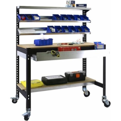 -CAHERSA- MESA DE TRABAJO SIMONWORK MOBILE BT1 BOX 1200 GALVA/MADERA