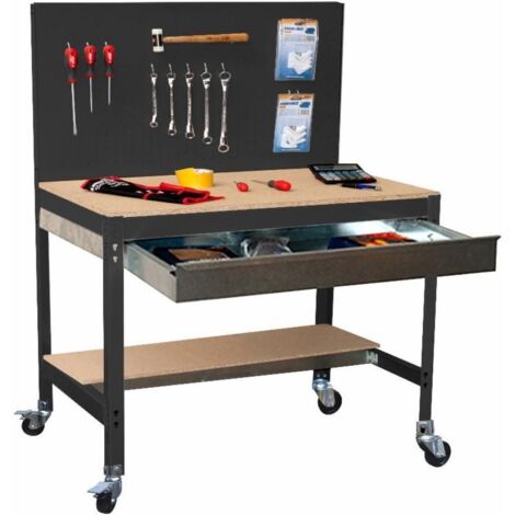 -CAHERSA- MESA DE TRABAJO SIMONWORK MOBILE BT2 BOX 1500 GALVA/MADERA