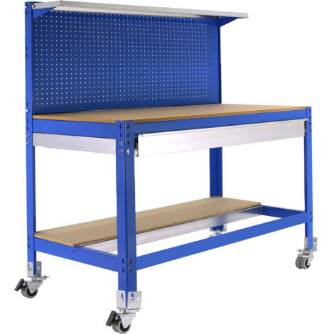 -CAHERSA- MESA DE TRABAJO SIMONWORK MOBILE BT3 BOX 1500 AZUL/MADERA