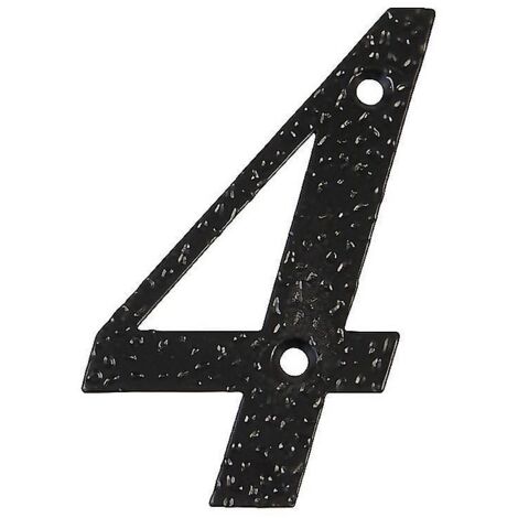 -CAHERSA- Número 4-4" Acero Negro  AMIG