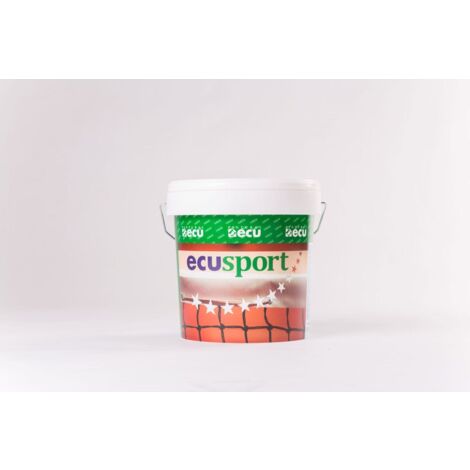 -CAHERSA- Pintura Acrílica ECU-SPORT ROJO TENIS 4 Lt