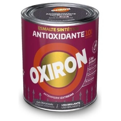 -CAHERSA- PINTURA OXIRON LISO BTE GRIS METALI 750 ML TITAN