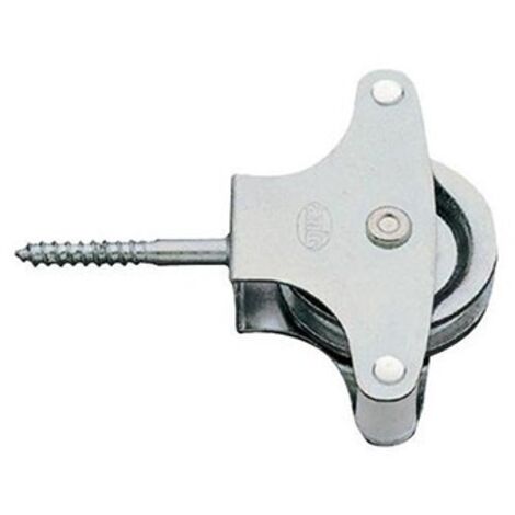-CAHERSA- POLEA 4-40 ROLDANA METALICA Zincado AMIG