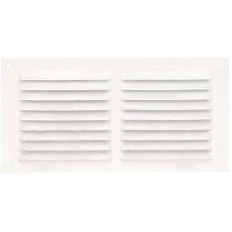 -CAHERSA- Rejilla Ventilación AMIG 3-100X200 Aluminio Blanco