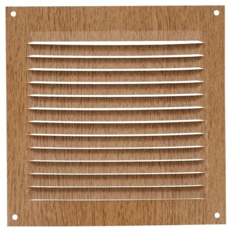 -CAHERSA- Rejilla Ventilación AMIG 3-150X150 Aluminio Haya