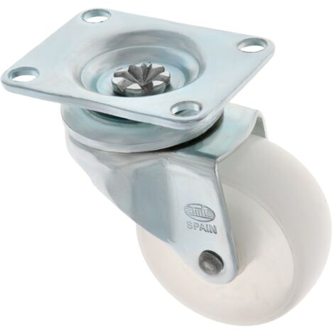 -CAHERSA- Rueda AMIG 2512-40 Poliamida Blanco