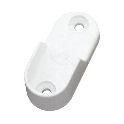 -CAHERSA- SOPORTE TUBO 7-30X15 Aluminio Blanco AMIG