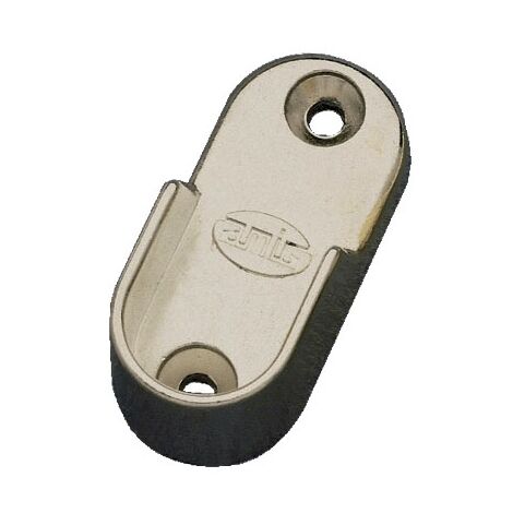 -CAHERSA- SOPORTE TUBO 7-30X15 Aluminio Niquel  AMIG