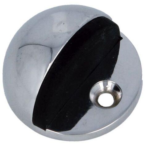 -CAHERSA- TOPE PUERTA 100-45 Cromado GOMA NEGRA AMIG