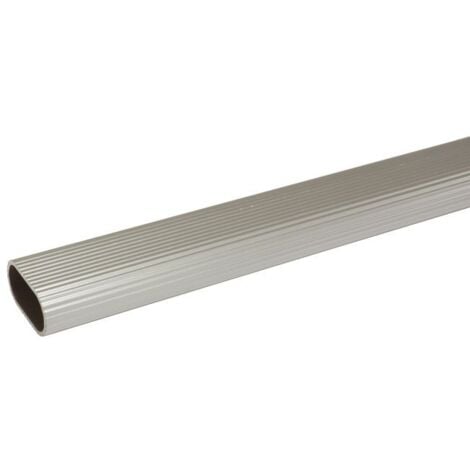 -CAHERSA- TUBO 1-30X15X2M Aluminio Plata  AMIG