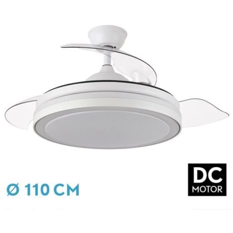 FABRILAMP -CAHERSA- Ventilador de Techo DC ESPARTA 72W 6120LM Blanco 3 ASPAS