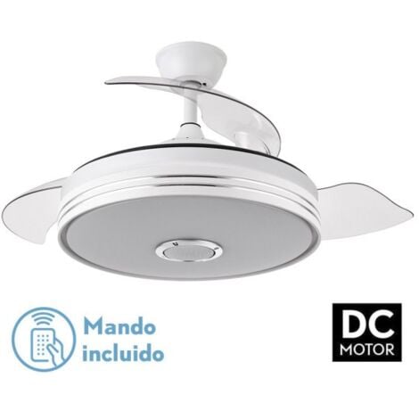 FABRILAMP Ventilador Dc Matanuska 72w 6120lm Blanco Bluethooth 32/47x55/108d.3 Aspas Desp.6 Vel.3 Color.