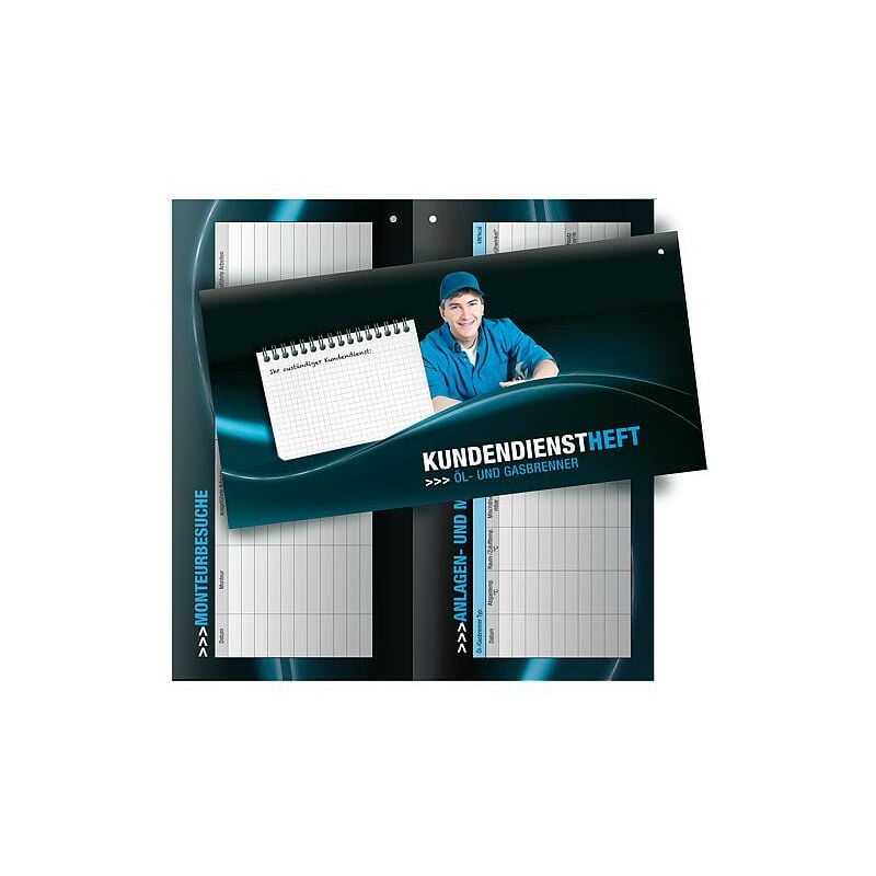 Banyo - Cahier de service d entretien 1 paquet de 50 pcs attention en allemand bg