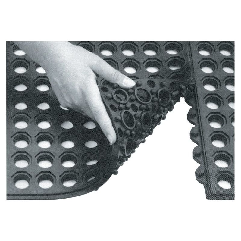 FP - Caillbotis caoutchouc 900X900X15mm