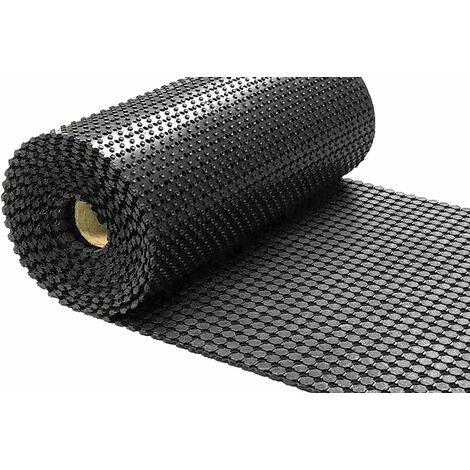 Rouleau de moquette noir 1 x 25 m en polyester 250g/m² | Mobeventpro