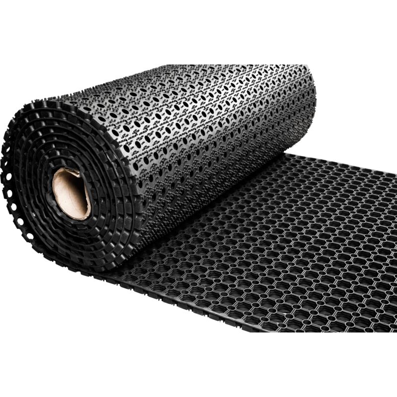 Vivol - Caillebotis caoutchouc en rouleau - Épaisseur 16 mm - Largeur 100 cm