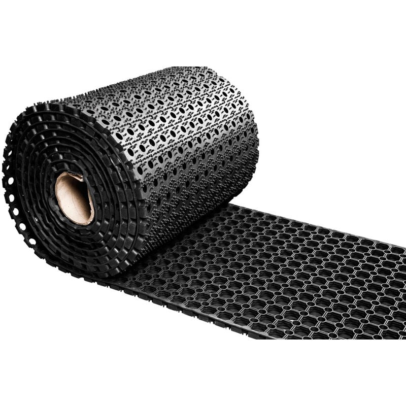 Vivol - Caillebotis caoutchouc en rouleau - Épaisseur 23 mm - Largeur 50 cm - Par mètre linéaire