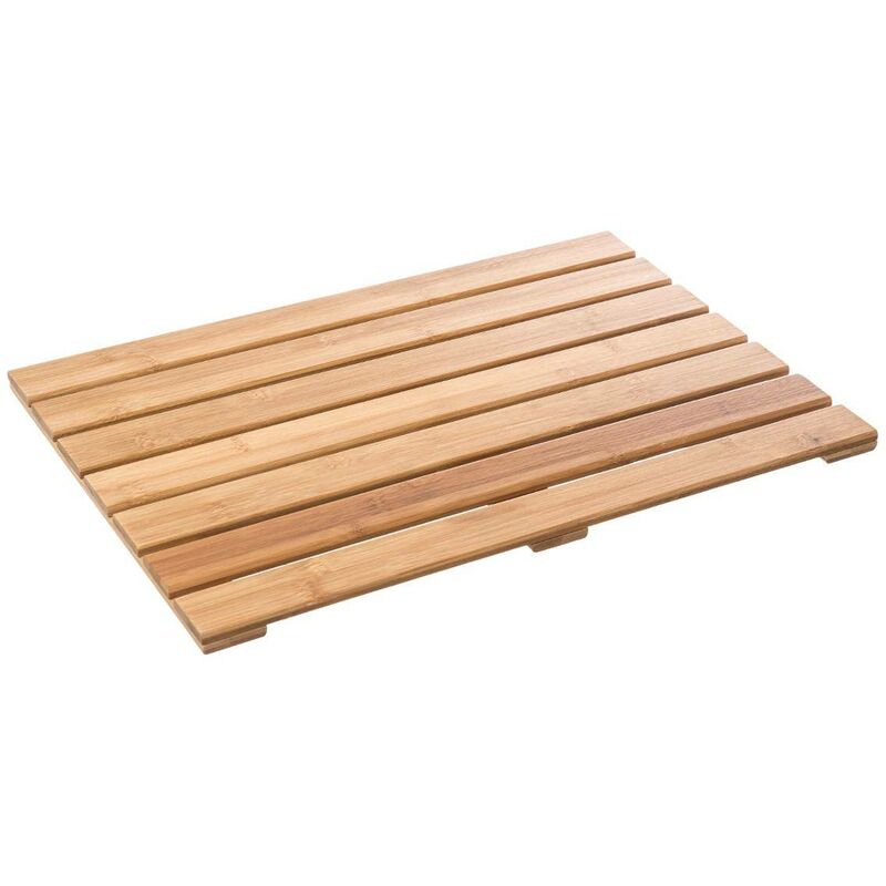 5five Simply Smart - Tapis de bain caillebotis en bambou 53x36cm - 5five
