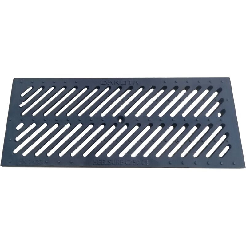 Dakota - Caillebotis en fonte c250 200x500 mm + système de blocage
