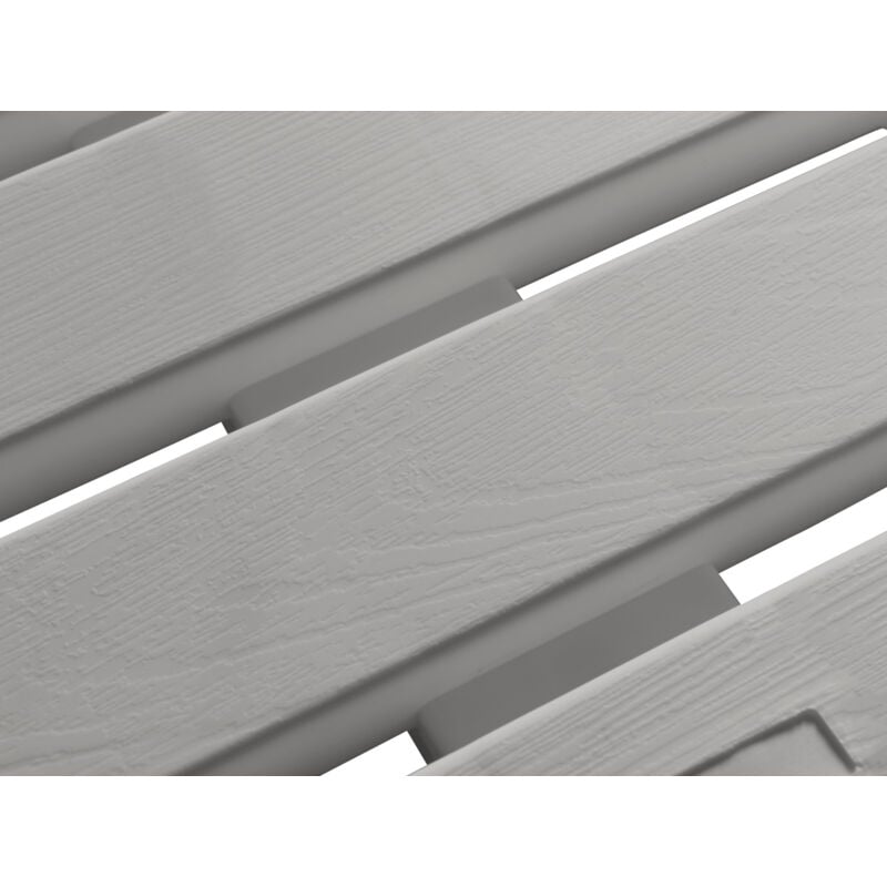 Caillebotis intérieur / extérieur Wenko Tapis de Douche Antidérapant, Indoor, outdoor, Idéal pour la piscine, Plastique Robuste, 55 x 3 x 55cm, Beige