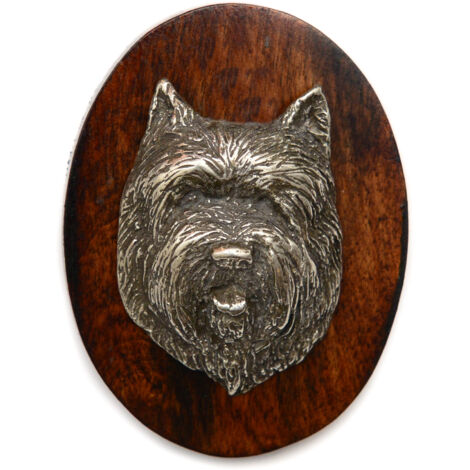 Cairn Terrier II - Showbrosche, Startnummernclip, Hundeabzeichen von Art-Dog
