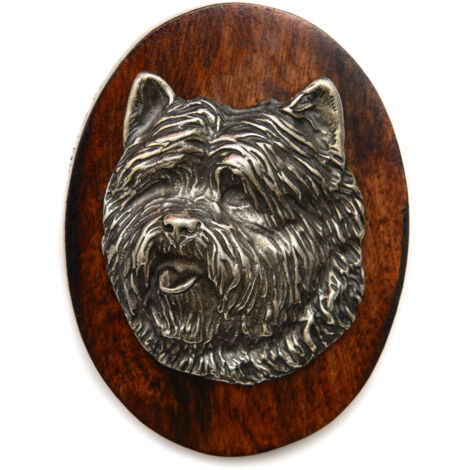 Cairn Terrier - Showbrosche, Startnummernclip, Hundeabzeichen von Art-Dog