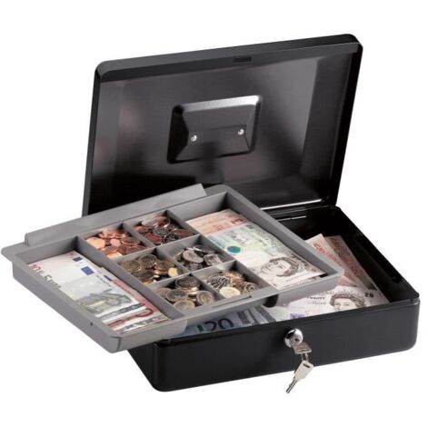 Caisse à monnaie Master Lock moyenne avec plateau CB-12ML