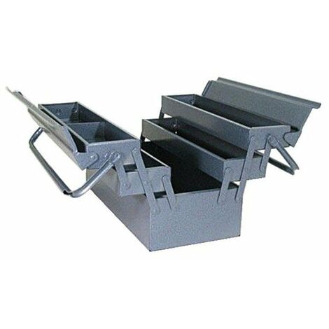 Caisse a outils bleu lxpxh 450x220x220 mm McPlus Metal 5/47