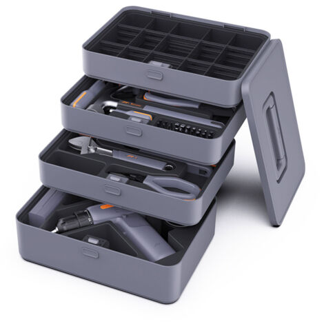 Caisse à outils compacte 74 pièces