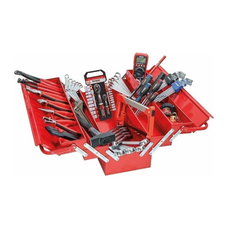 Caisse à outils composée de 100 outils drakkar