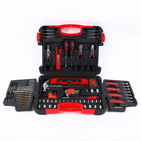 Caisse A Outils Et Outils De Travail Avec Meches 252 Pieces Smart Xl At0073val