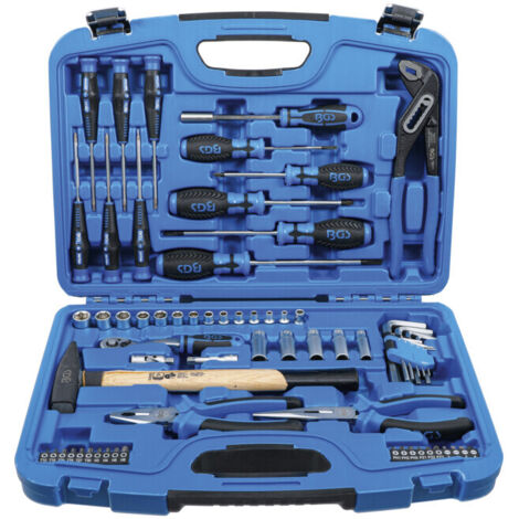 Caisse à outils pour clés à douilles 67 pièces BGS