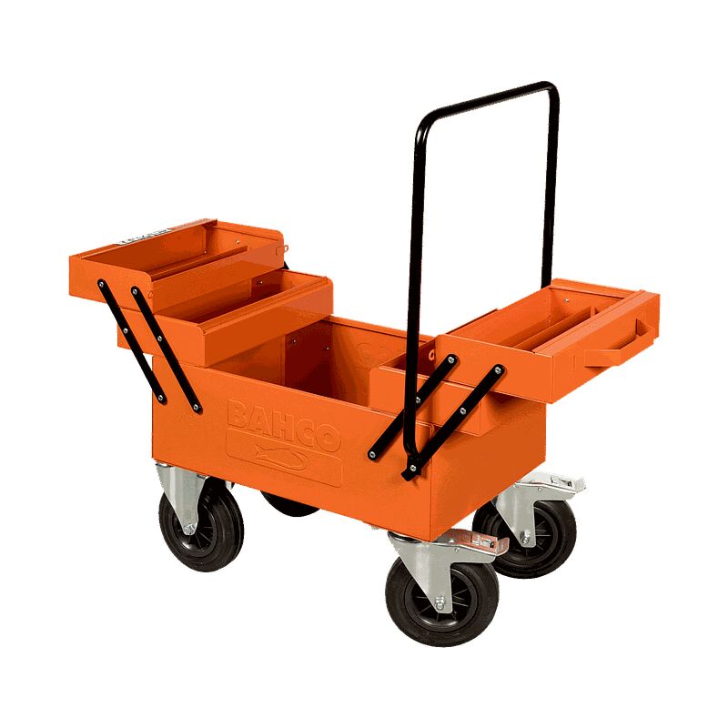Bahco - Caisse à outils métallique 1203 x 400 x 637 mm sur roues - 1497MBW