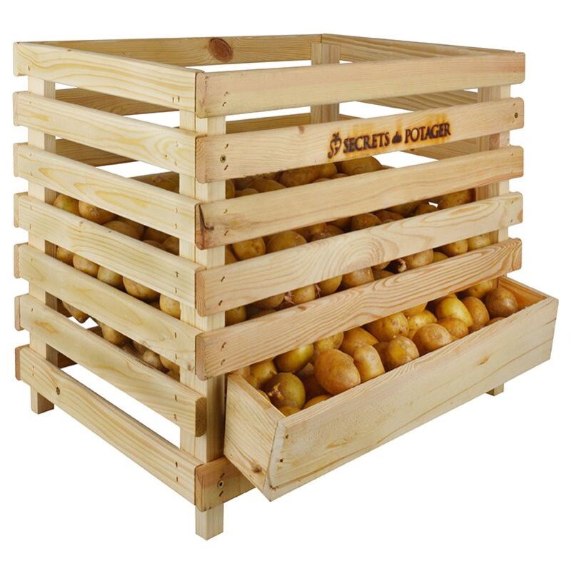 Caisse à pommes de terre en bois