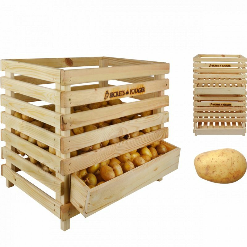 Outils Et Nature - Caisse à pommes de terre en bois