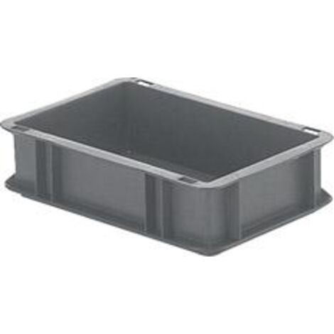Caisse de transport 300x200x75 mm gris