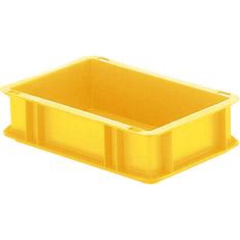 Caisse de transport 300x200x75 mm jaune