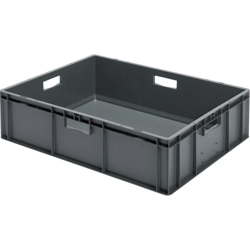 La-ka-pe - Caisse de transport 800x600x210 mm gris