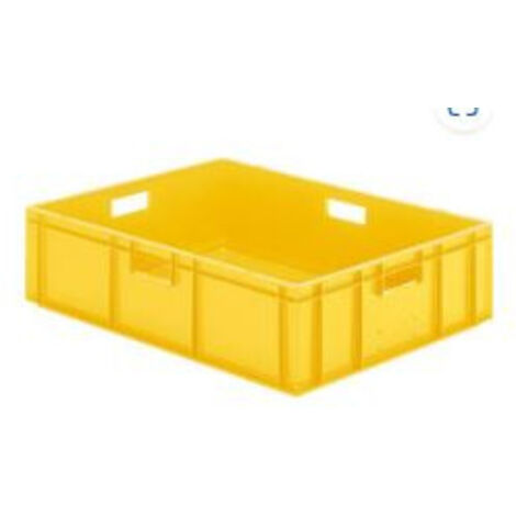 Caisse de transport 800x600x210 mm jaune