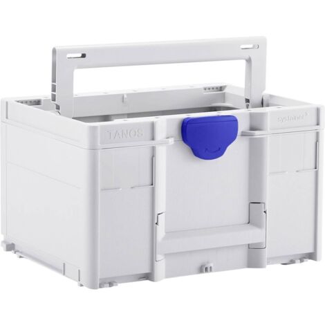 Caisse de transport 83000013 – Malette de rangement plastique ABS – Dimensions 296 x 396 x 230 mm – Poignée mobile et fermeture Syeformer3 – Tanos
