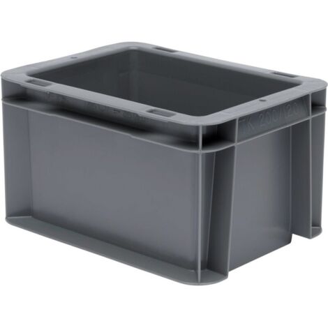 Caisse de transport bleu 200x100x120mm fermé